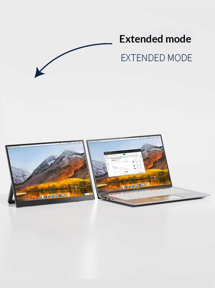 Monitor portatile 14" IPS 4K - Secondo schermo per laptop USB-C