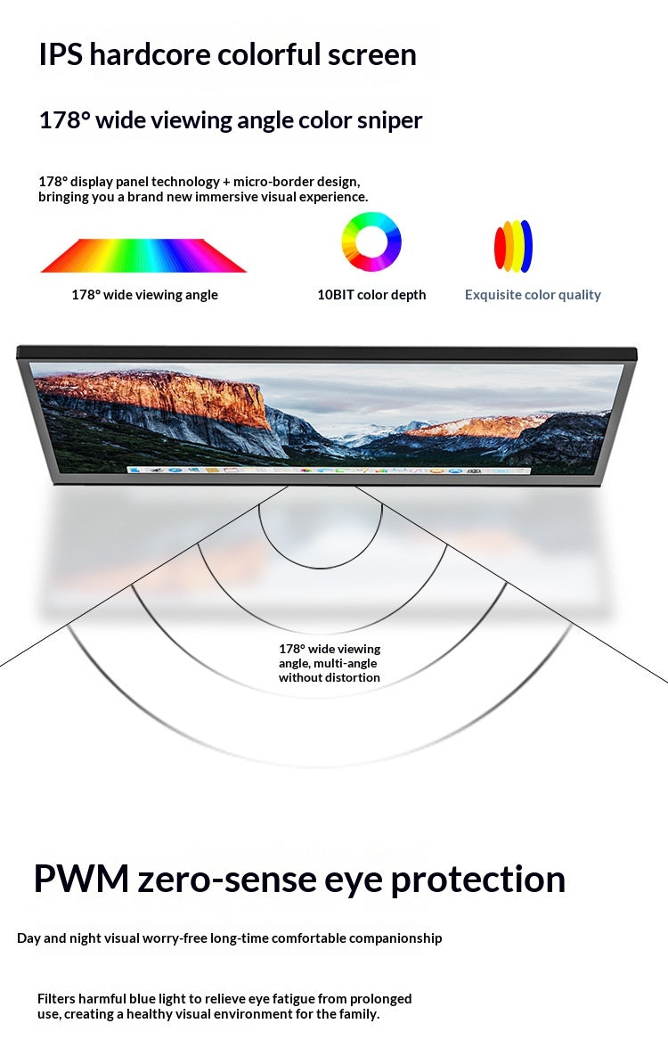 Monitor portatile 14" IPS 4K - Secondo schermo per laptop USB-C