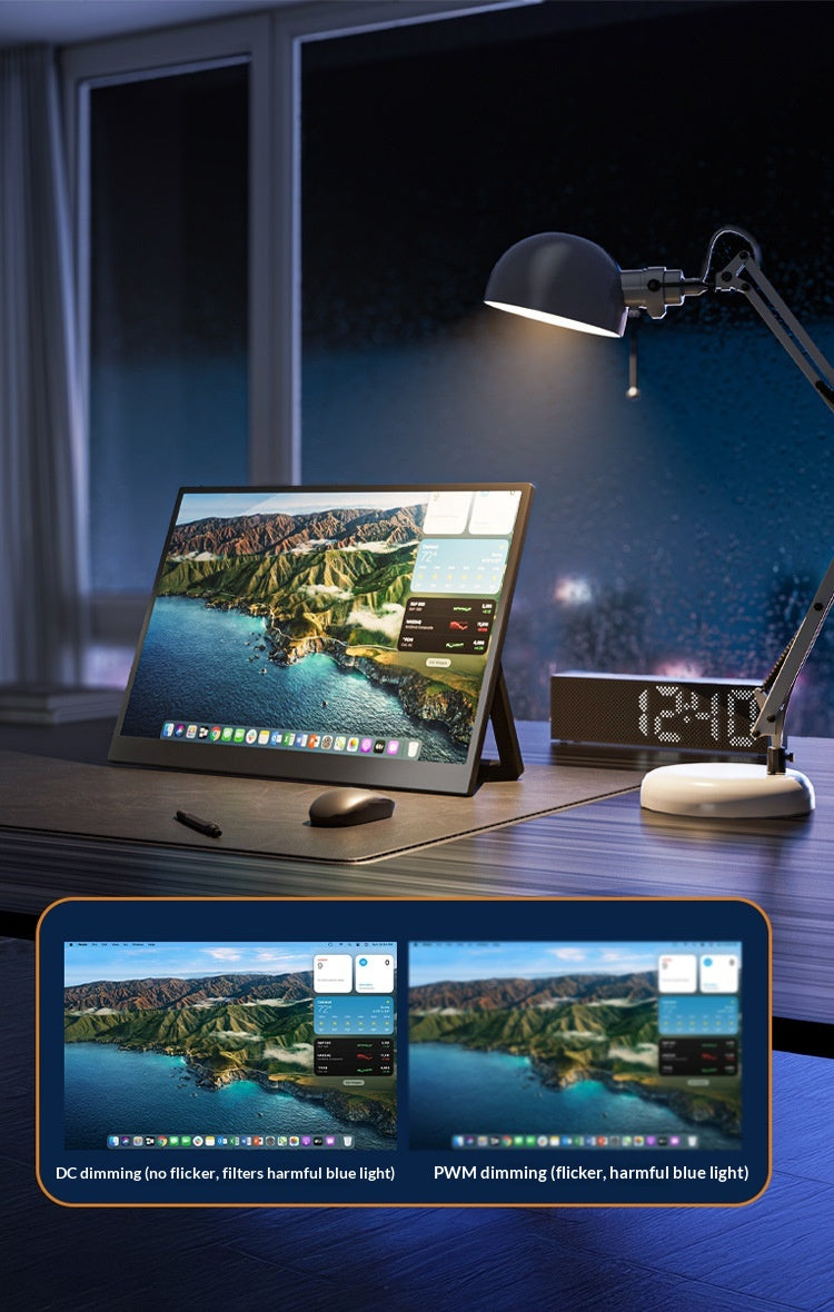 Monitor portatile 14" IPS 4K - Secondo schermo per laptop USB-C