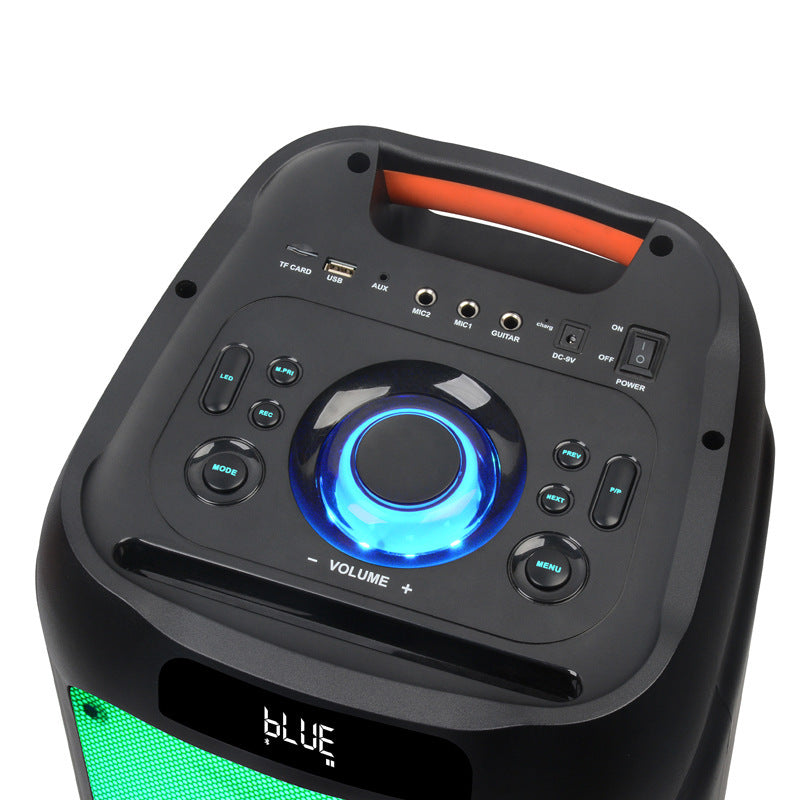 8" Portable Bluetooth Speaker - Powerful 360° Sound