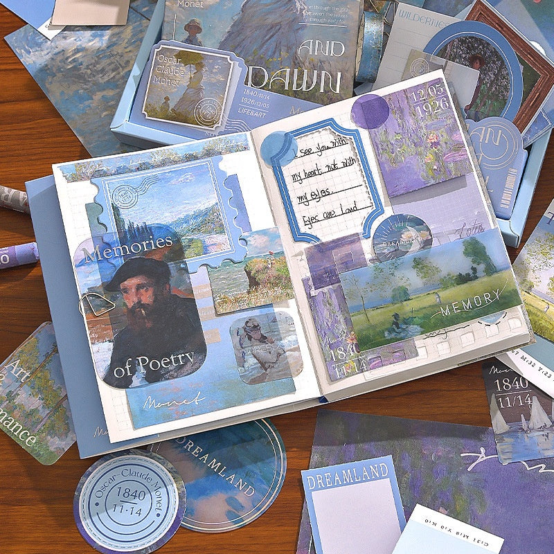 Kit Diario Creativo Stile Retrò - Agenda A6 con Accessori | Idea Regalo